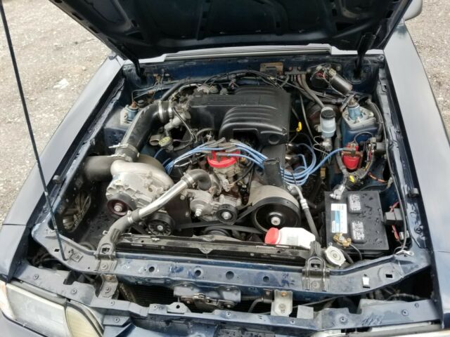 1989 Blue Ford Mustang Coupe