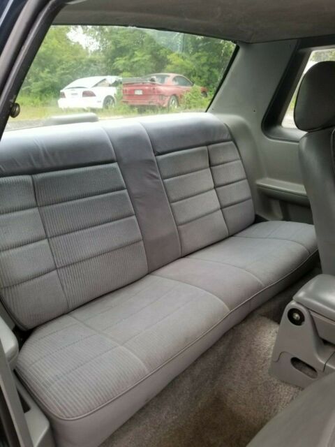 1989 Blue Ford Mustang Coupe