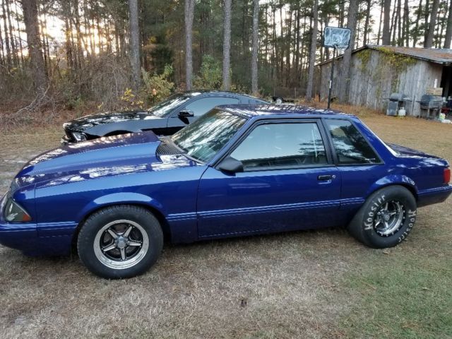 1989 Blue Ford Mustang Coupe