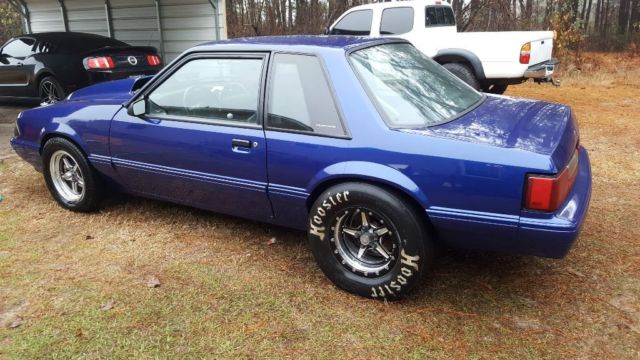 1989 Blue Ford Mustang Coupe