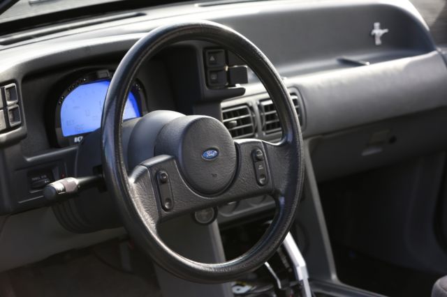 1989 Green Ford Mustang Hatchback