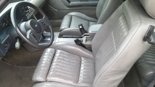 1989 Blue Ford Mustang Convertible
