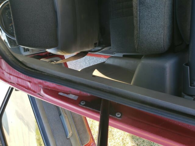 1989 Red Ford Mustang Hatchback