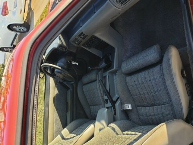 1989 Red Ford Mustang Hatchback