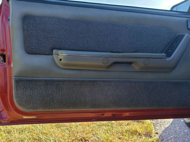 1989 Red Ford Mustang Hatchback