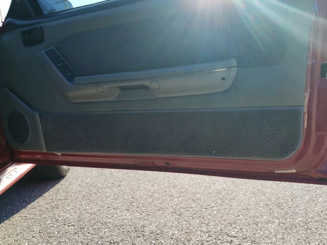 1989 Red Ford Mustang Hatchback