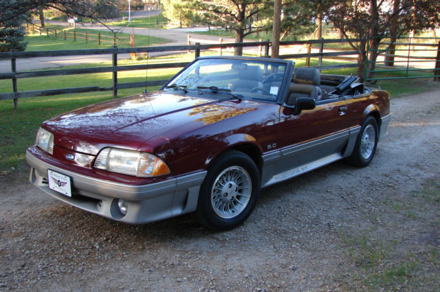 1989 Mustang Gt Specs