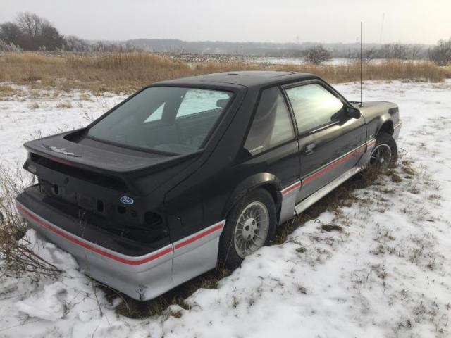 1989 Black Ford Mustang Hatchback