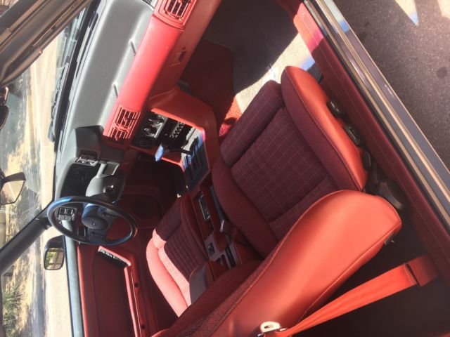 1989 Dark Gray Metallic Ford Mustang Convertible
