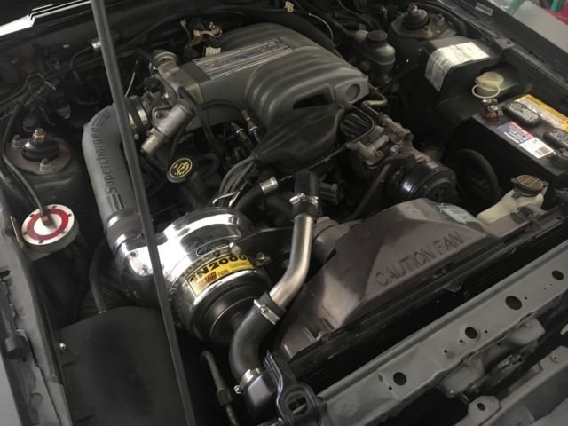 1989 Dark Gray Metallic Ford Mustang Convertible