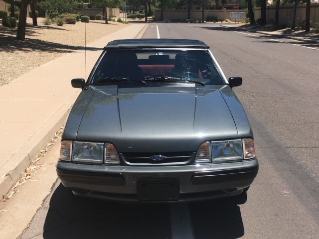 1989 Dark Gray Metallic Ford Mustang Convertible