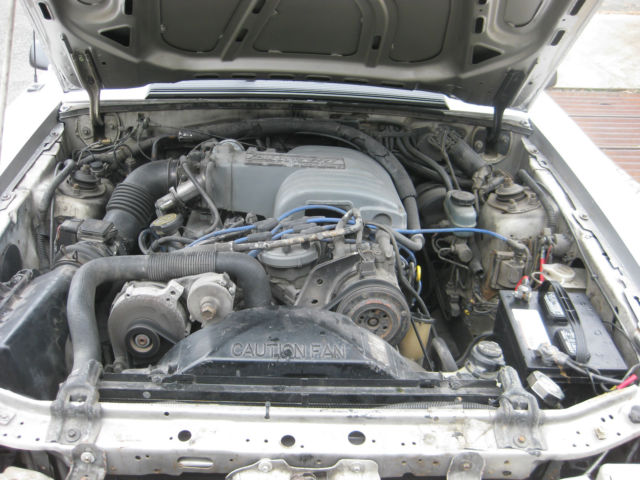 1989 White Ford Mustang Coupe