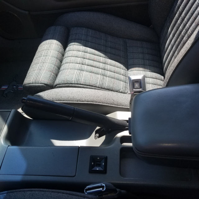 1989 Blue Ford Mustang Hatchback