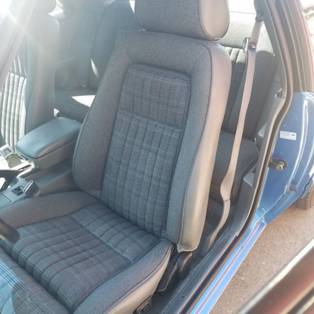 1989 Blue Ford Mustang Hatchback