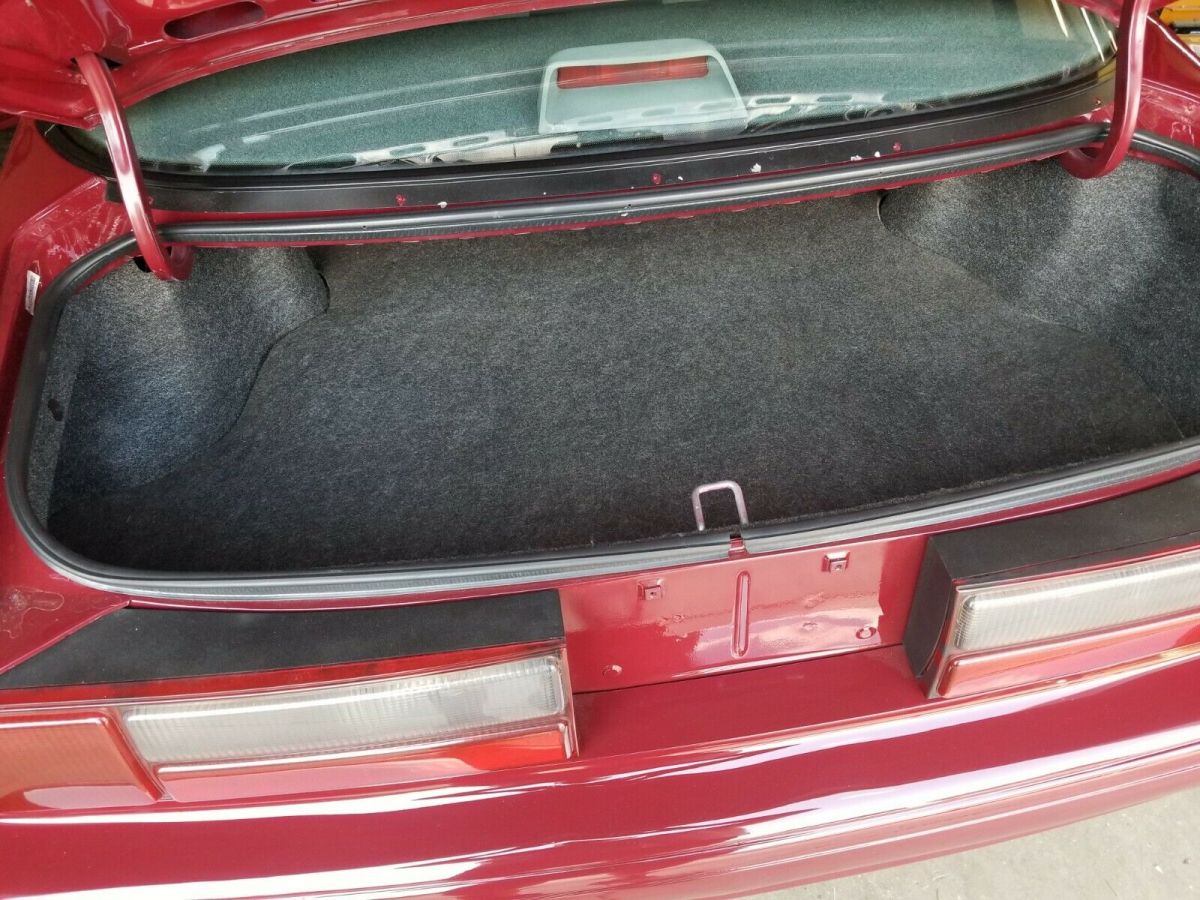 1989 Red Ford Mustang Coupe