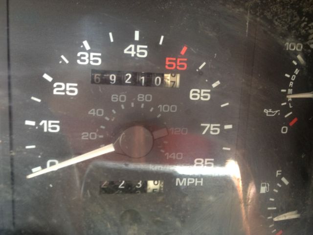 1989 Red Ford Mustang Coupe