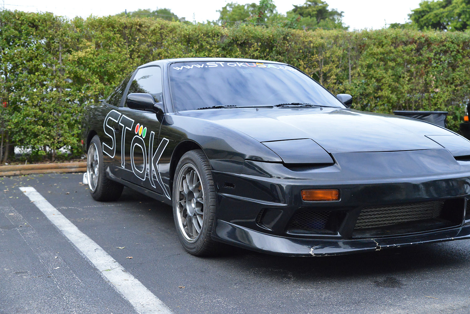 1989 Black Nissan 240SX Hatchback
