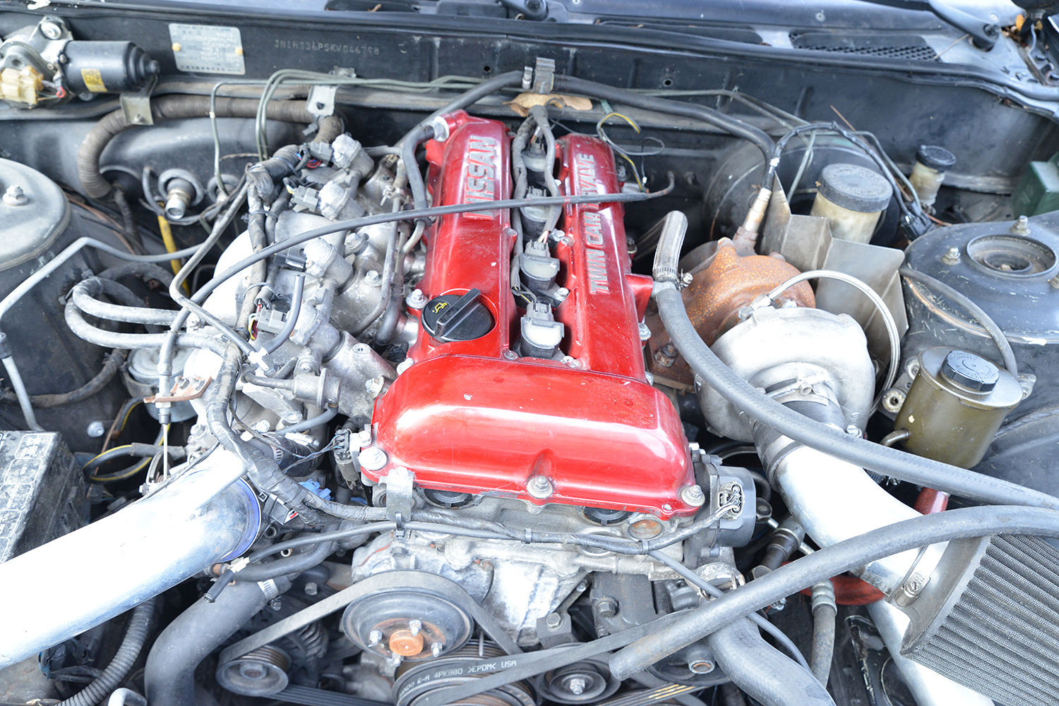 1989 Black Nissan 240SX Hatchback