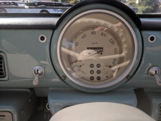 1989 Blue Nissan Pao Coupe