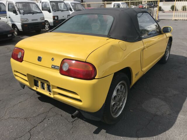 1991 Yellow Honda Beat Convertible
