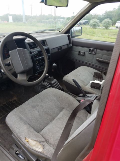 1989 Red Nissan Pathfinder SUV