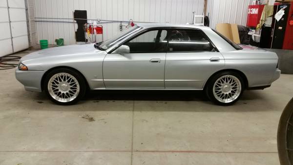 1980 silver Nissan Skyline sedan