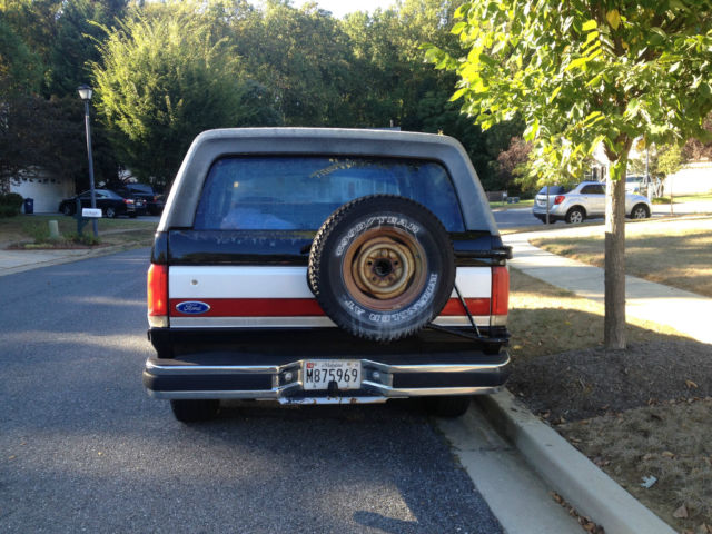 1989 Black Ford Bronco SUV
