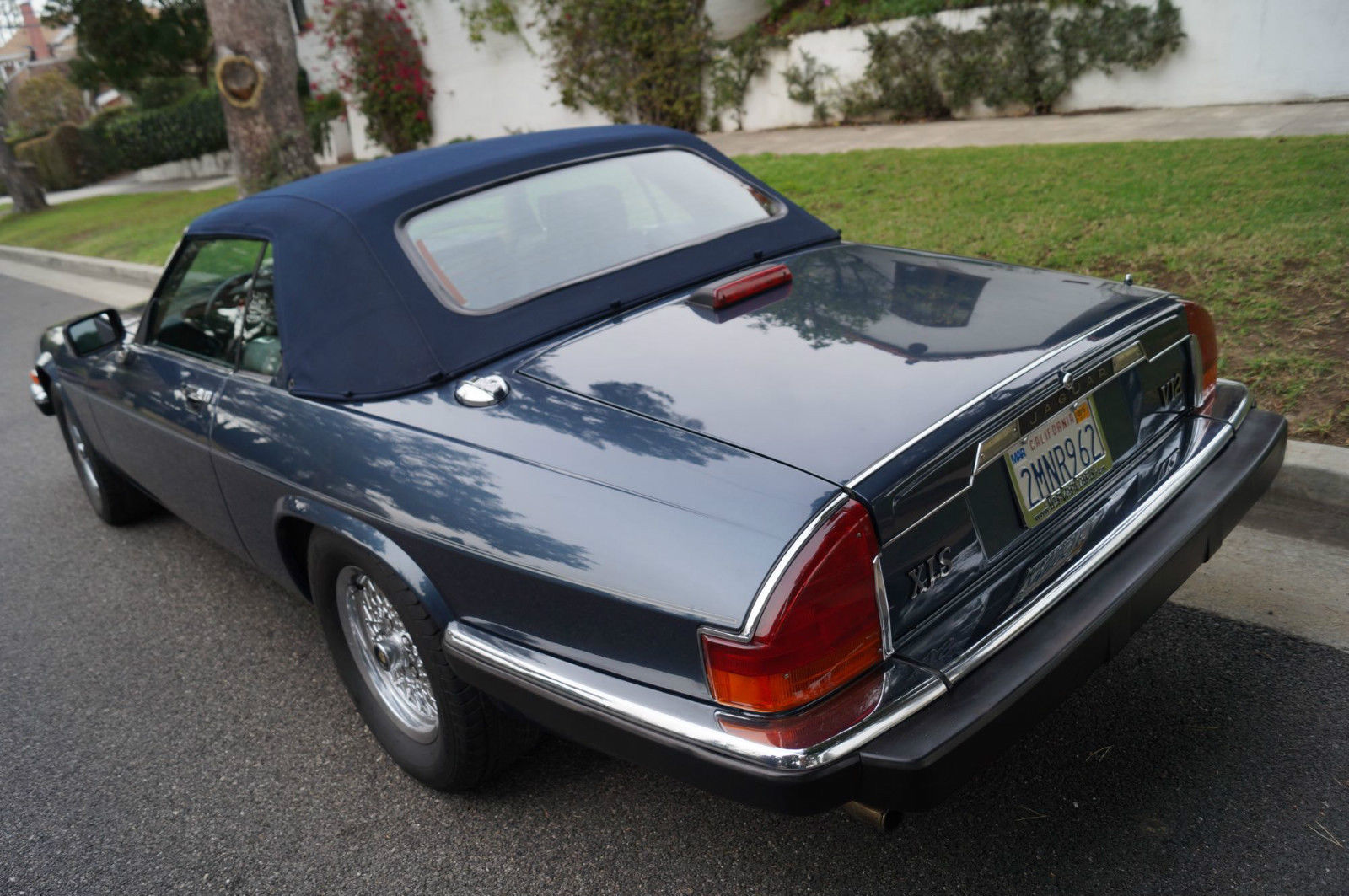 1989 Solent Blue Metallic Jaguar XJS Convertible
