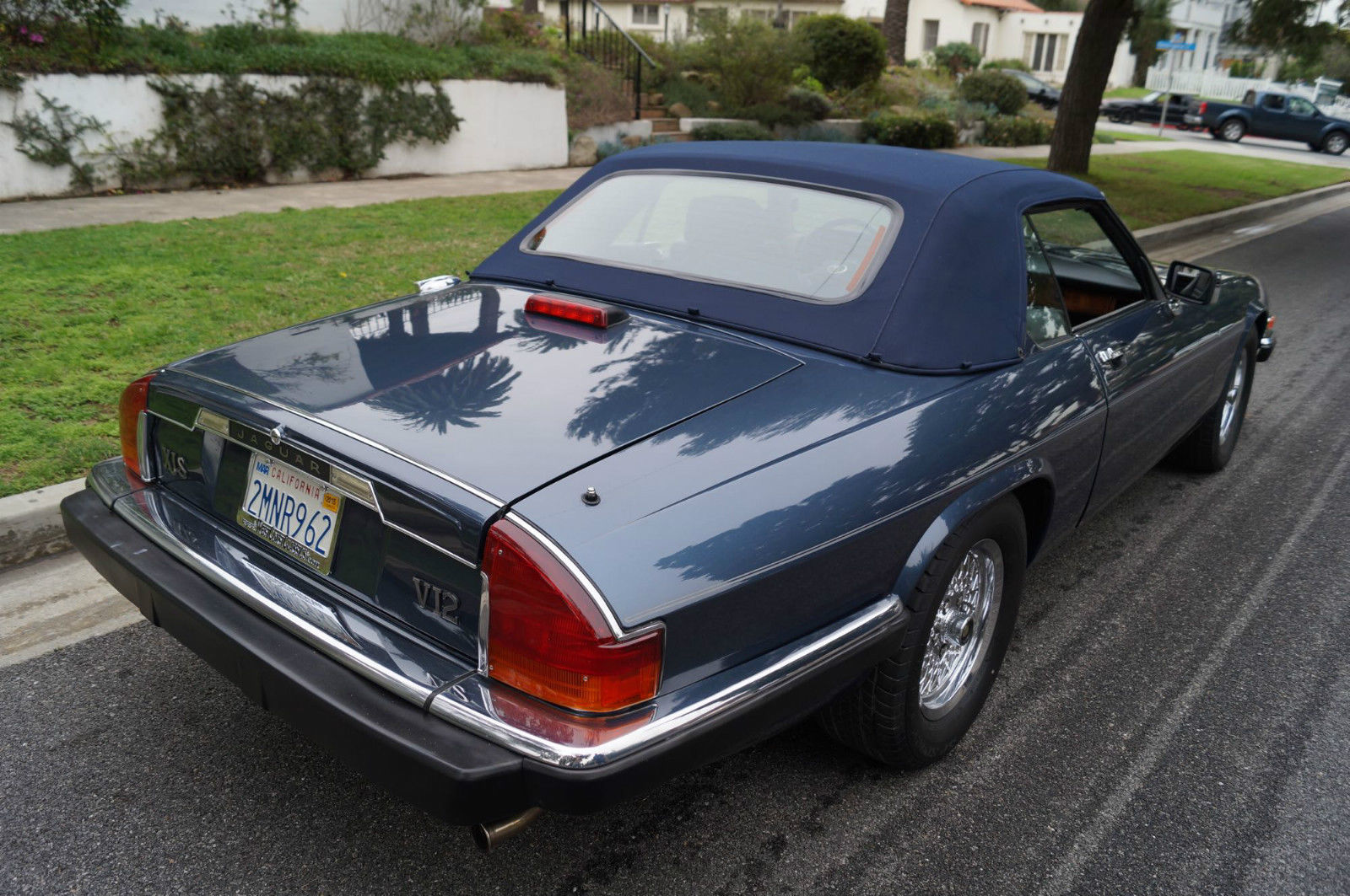 1989 Solent Blue Metallic Jaguar XJS Convertible