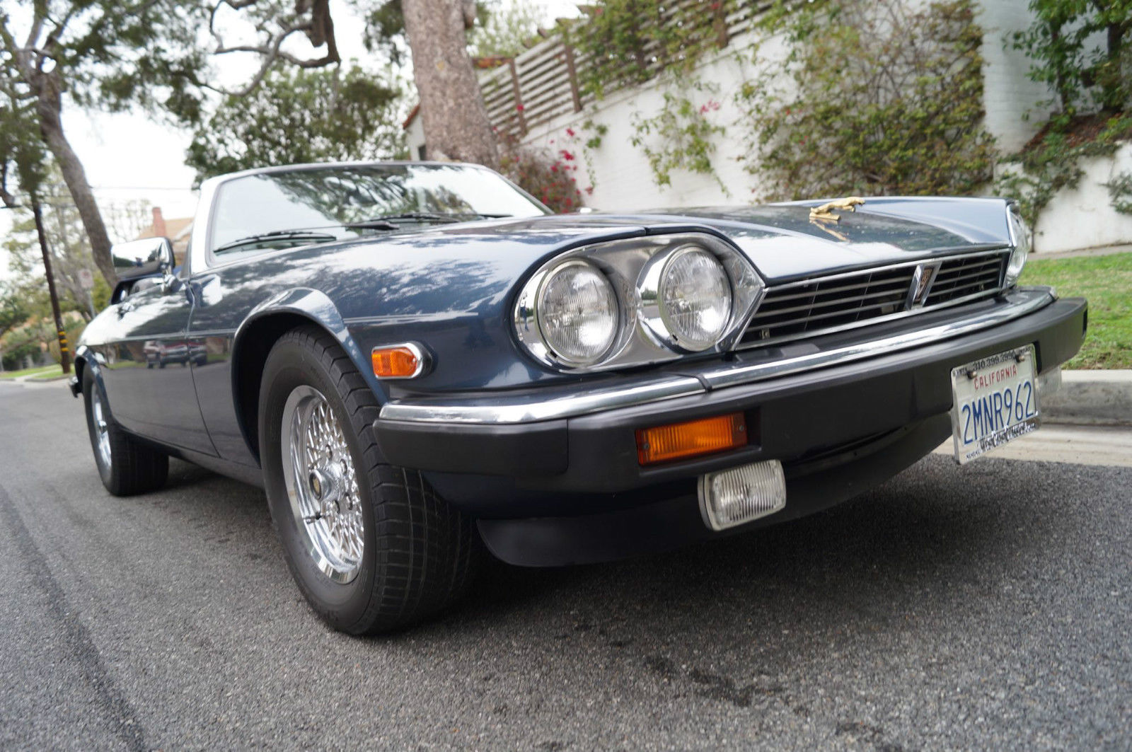 1989 Solent Blue Metallic Jaguar XJS Convertible