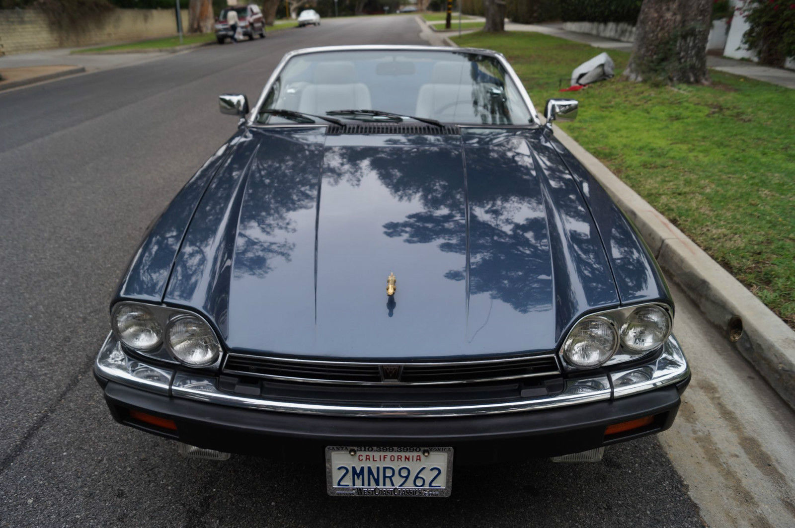 1989 Solent Blue Metallic Jaguar XJS Convertible