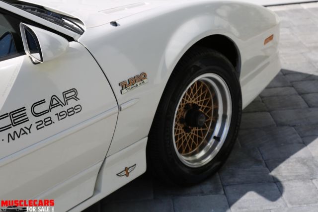 1989 White Pontiac Trans Am Coupe T Top