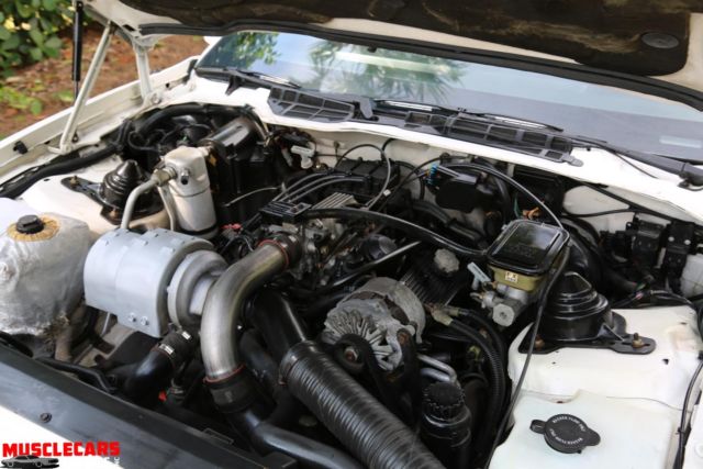 1989 White Pontiac Trans Am Coupe T Top