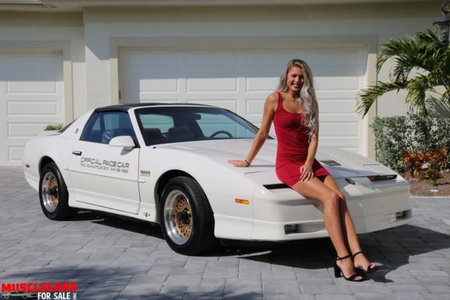 1989 White Pontiac Trans Am Coupe T Top