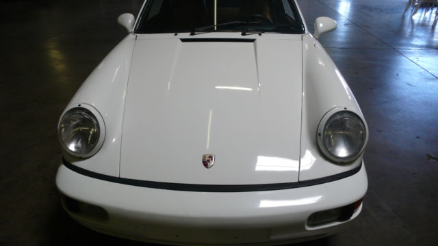 1989 White Porsche 911 Coupe
