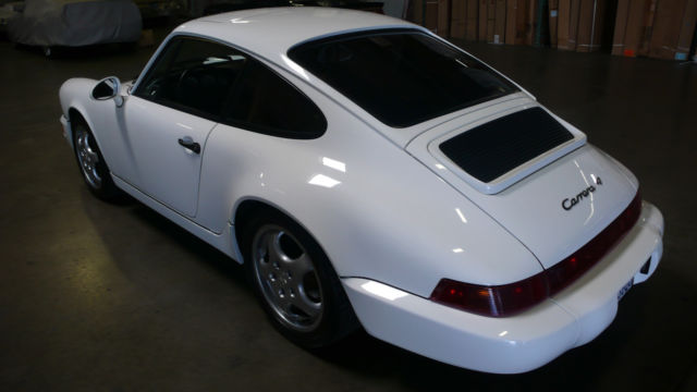 1989 White Porsche 911 Coupe