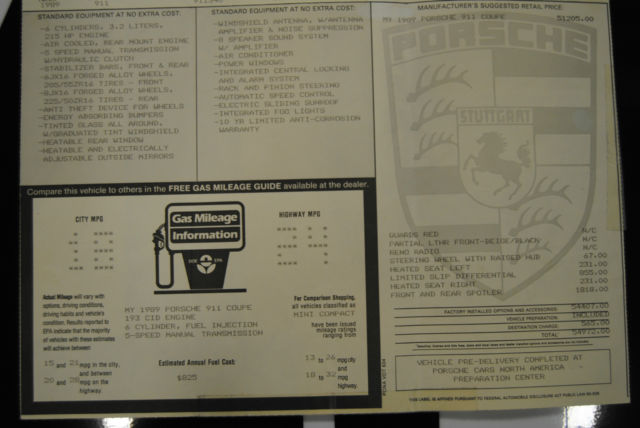 1989 Black Porsche 911 Convertible