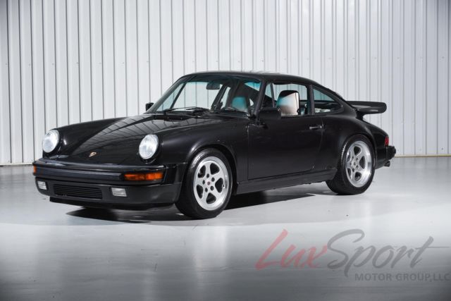 1989 Black Porsche 911 Carrera Anniversary Coupe Coupe