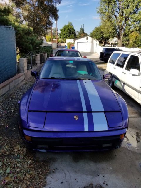 1989 Purple Porsche 944 Coupe