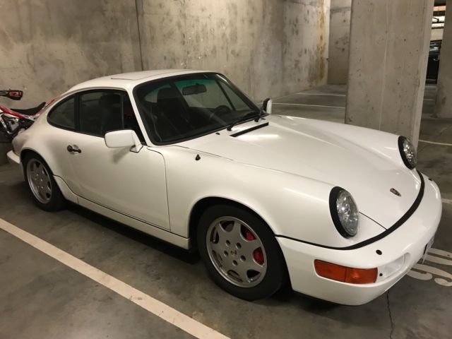 1989 GP white Porsche 964 Coupe