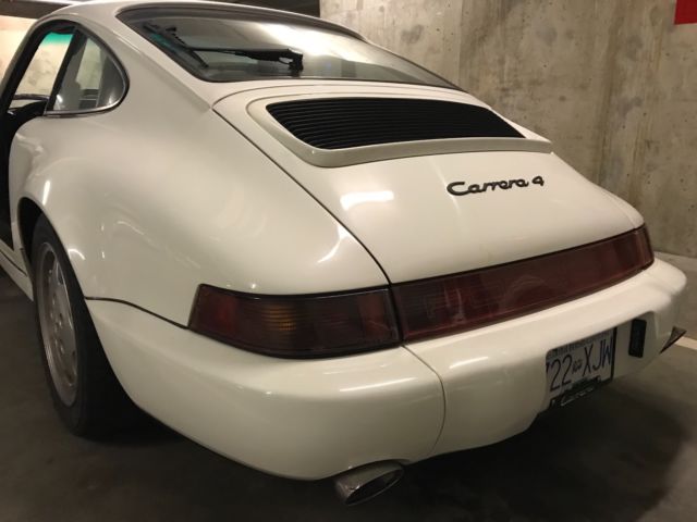 1989 GP white Porsche 964 Coupe