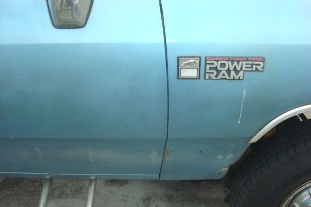 1989 Dodge Ram 2500 Standard Cab Pickup