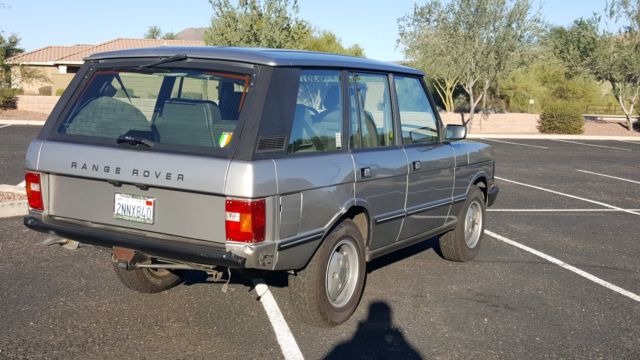 1989 Silver Land Rover Range Rover