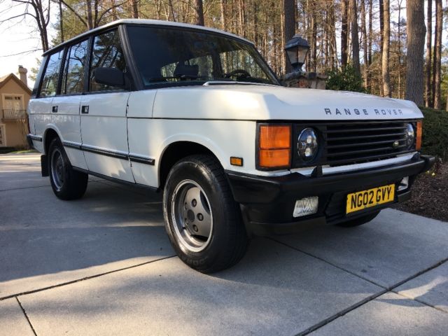 1989 Chamonix White Land Rover Range Rover SUV
