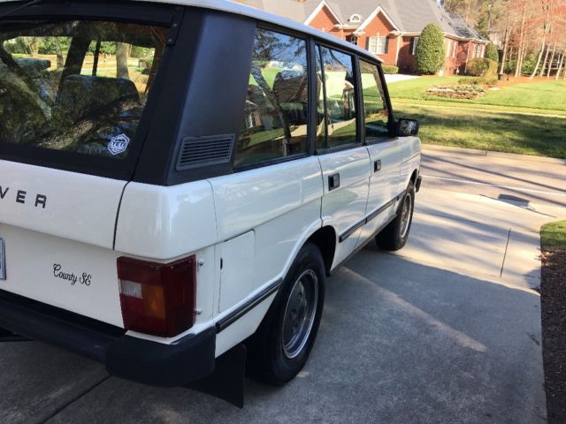1989 Chamonix White Land Rover Range Rover SUV