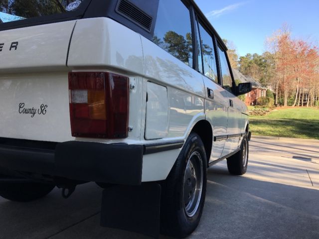 1989 Chamonix White Land Rover Range Rover SUV