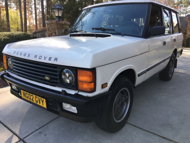 1989 Chamonix White Land Rover Range Rover SUV