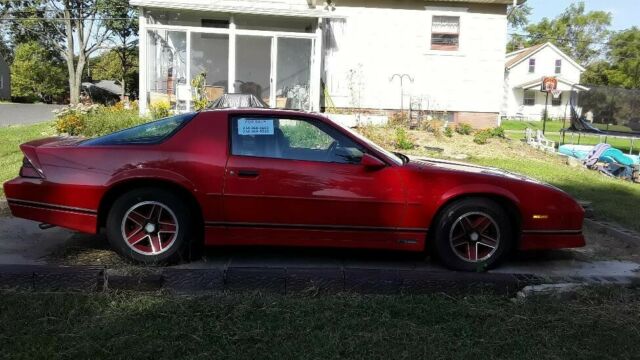 1989 Red Chevrolet Camaro Coupe