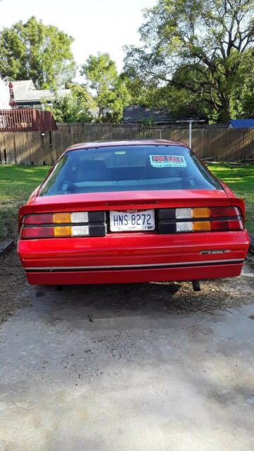 1989 Red Chevrolet Camaro Coupe