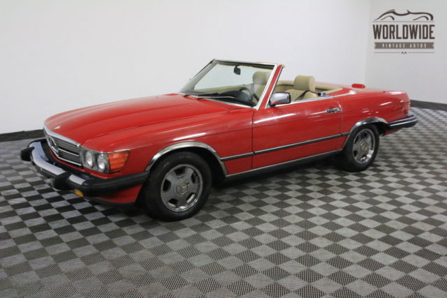 1989 Red Mercedes-Benz SL-Class